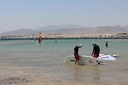 Safaga, Red Sea - shallow, training windsurfing area.